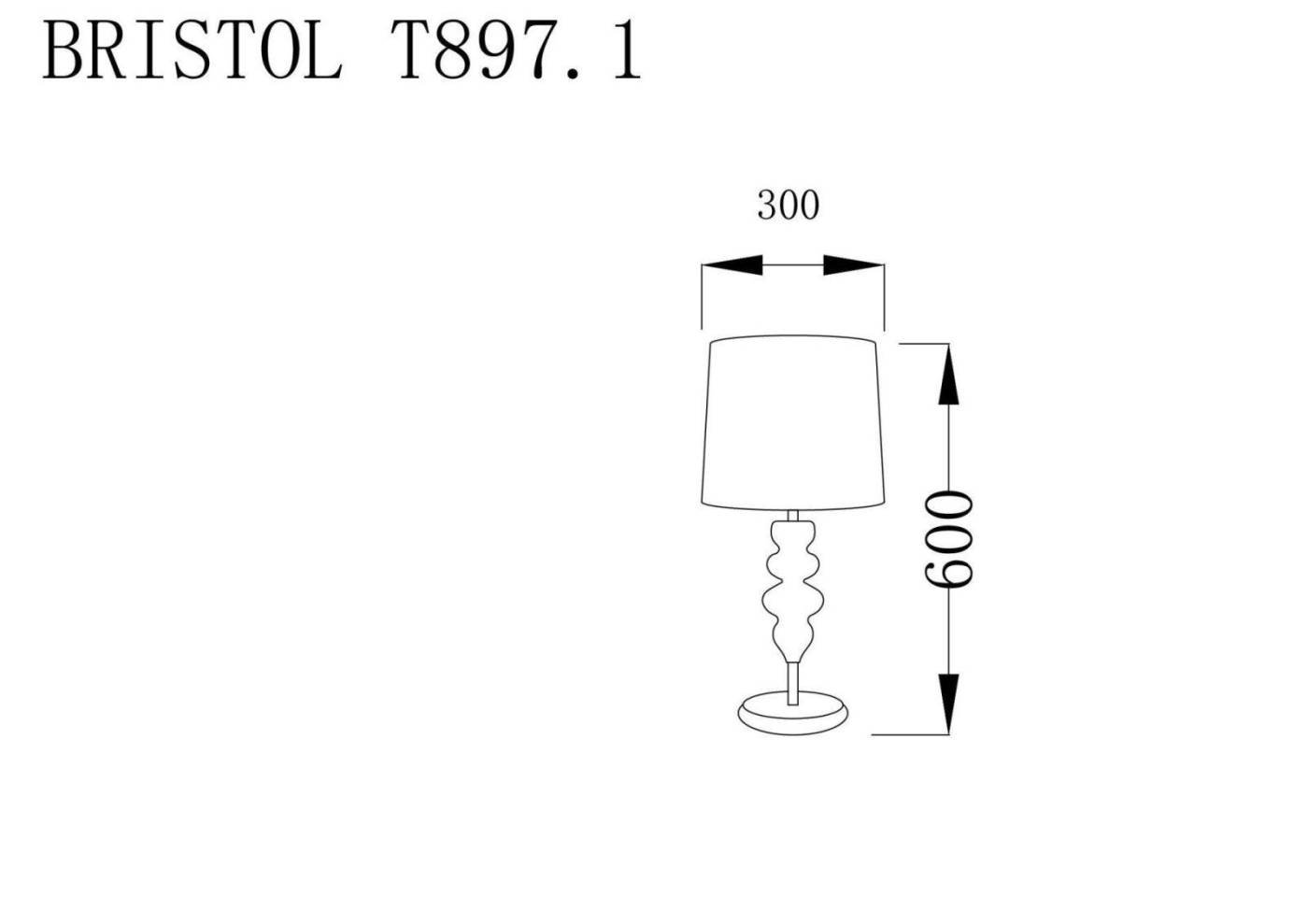 Настольная лампа Lucia Tucci Bristol BRISTOL T897.1
