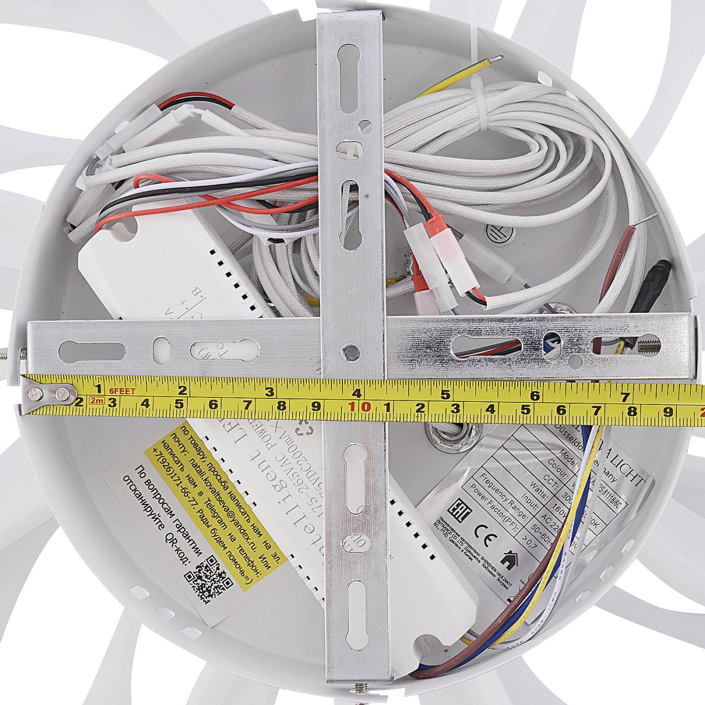 Потолочная люстра Natali Kovaltseva Rif LED LAMPS 81118/6C