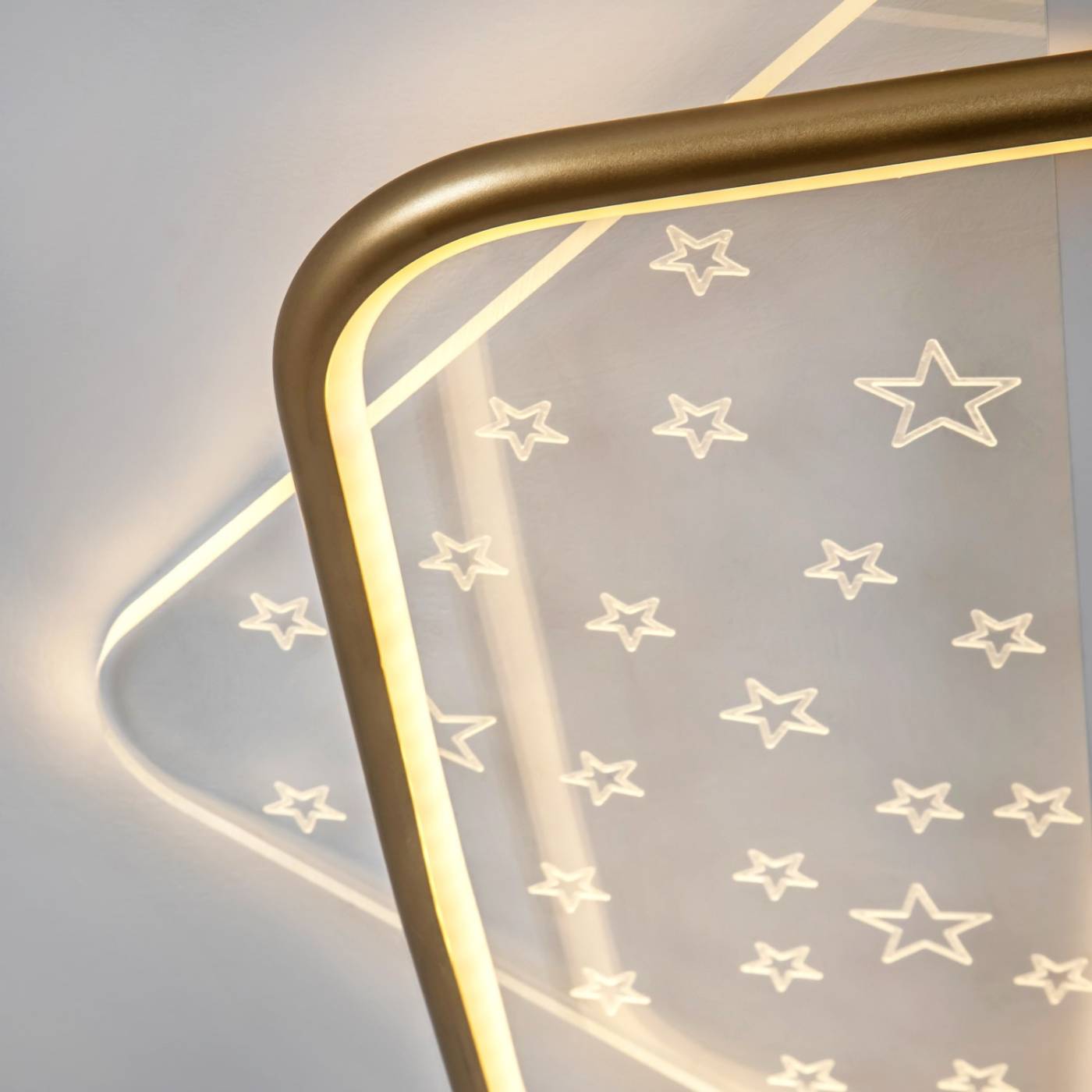 L1037-520 GD Потолочная люстра L LED4U L1037-520 GD