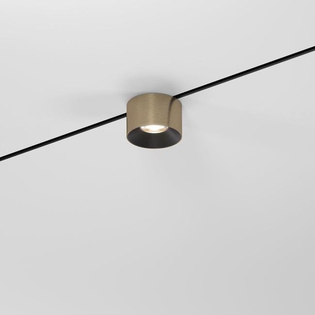 Трековый светильник Elektrostandard Mini Magnetic Mini Magnetic Трековый светильник 5W 3000K (латунь/черный) 85206/01