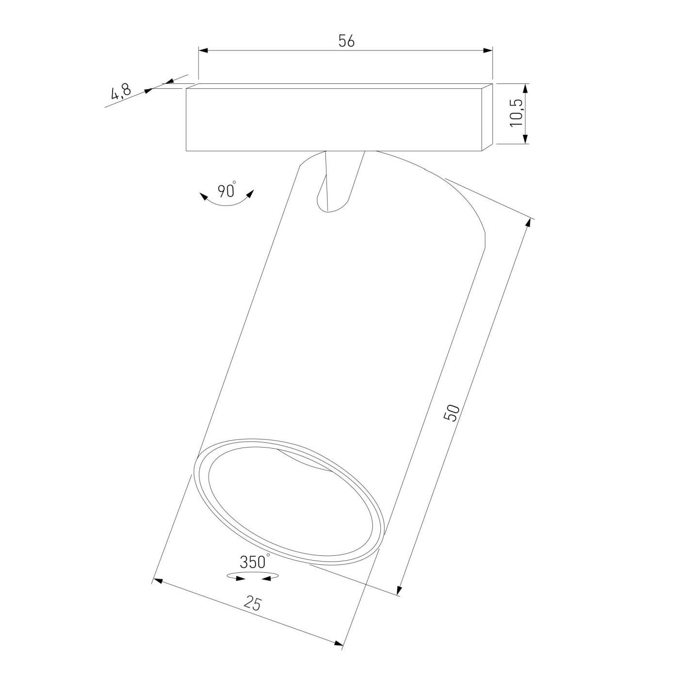 Трековый светильник Elektrostandard Mini Magnetic Mini Magnetic Трековый светильник 3W 3000K (черный) 85200/01