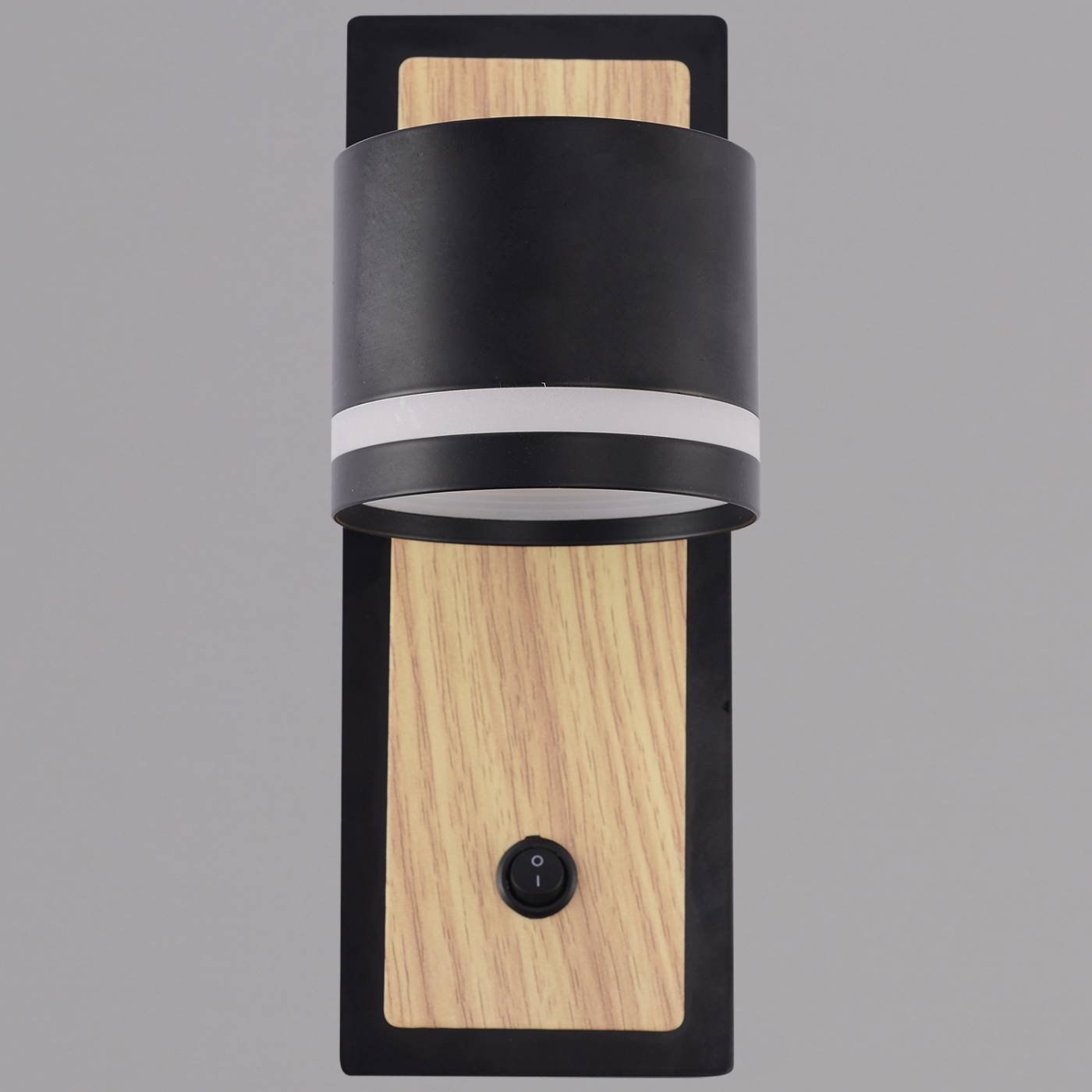 Настенный светильник Reluce 22540-0.2-01 BK+WOOD