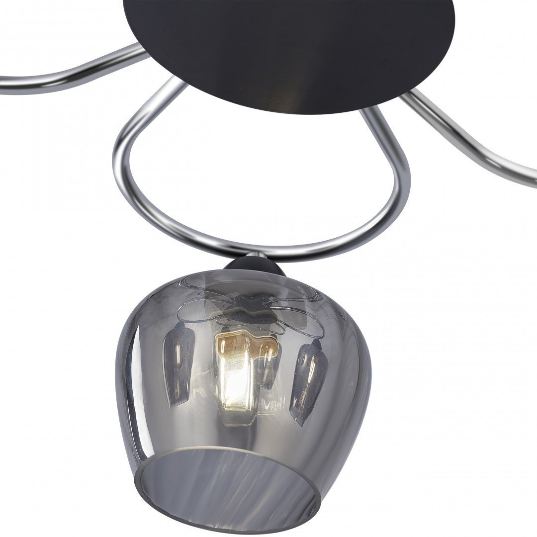 Потолочная люстра Arte Milano AMALFI 321508/5 CR+BK