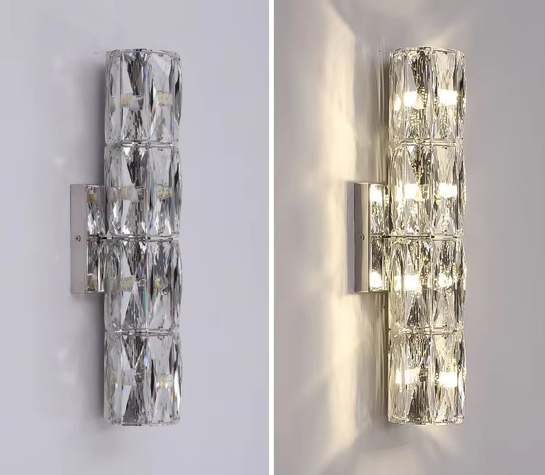 A06W/4 silver/clear Настенный светильник Delight Collection Wall lamp A06W/4 silver/clear