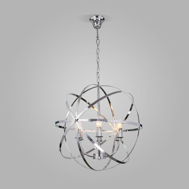 60139/6 хром Подвесная люстра Eurosvet Santi 60139/6 хром