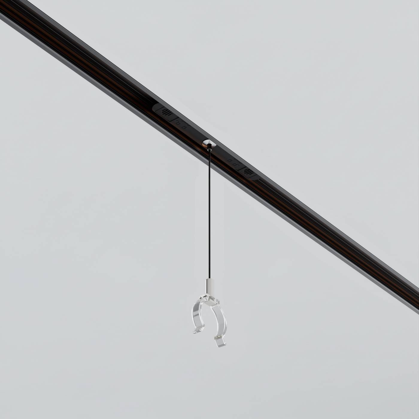 TRA101SWT-2BB Коннектор с тросовым подвесом Tau в шинопровод Gravity, Maytoni TRA101SWT-2BB