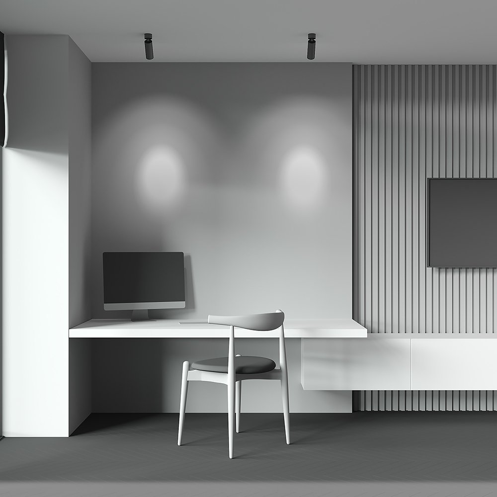 C055CL-L12B2.7K-W-B Светильник спот Maytoni Focus Led C055CL-L12B2.7K-W-B