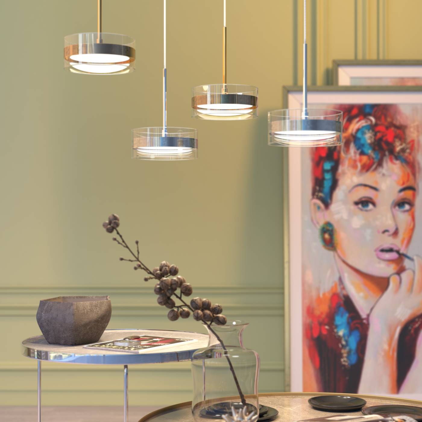 Светильник подвесной Odeon Light Akela 4728/14L