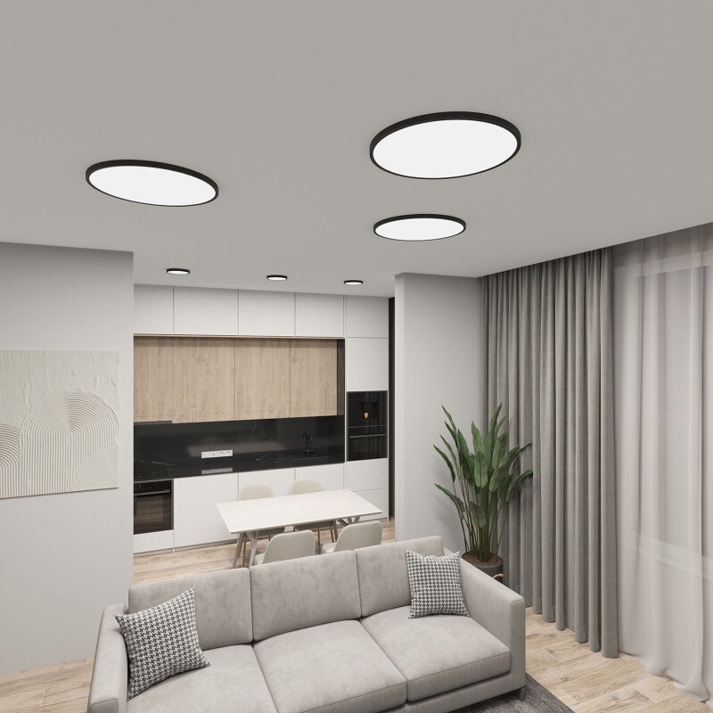 DK6522-BK Светильник потолочный Denkirs THIN DK6522-BK