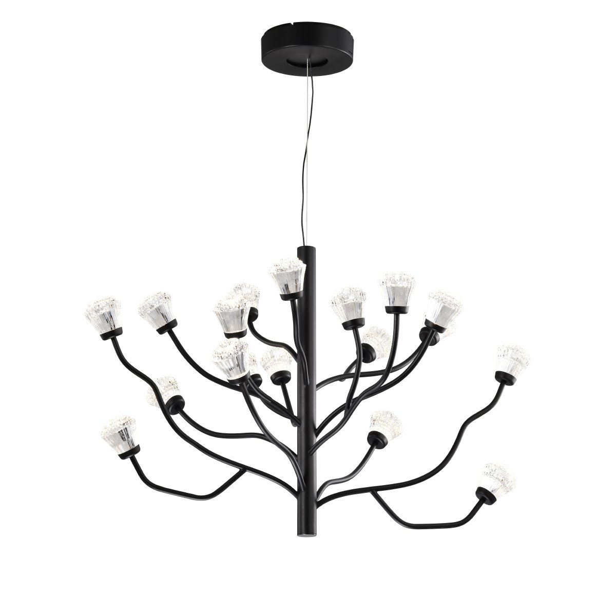 P0550-18A black Подвесная люстра Delight Collection P0550 P0550-18A black