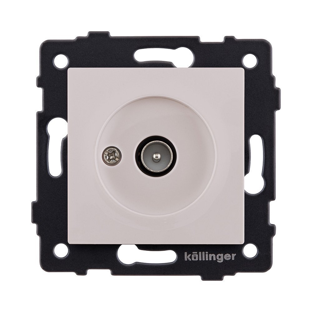 REA-007CM Розетка TV (папа), кашемир матовый Kollinger REA-007CM для Aspekt, Eleganz, Reflex