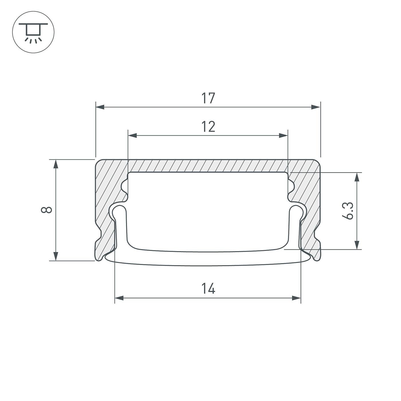 Профиль Arlight ARH-LINE 040298