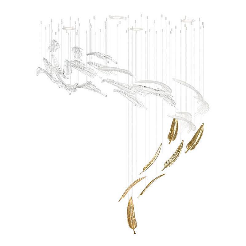 L61801 Люстра каскадная L'Arte Luce Luxury Airy L61801