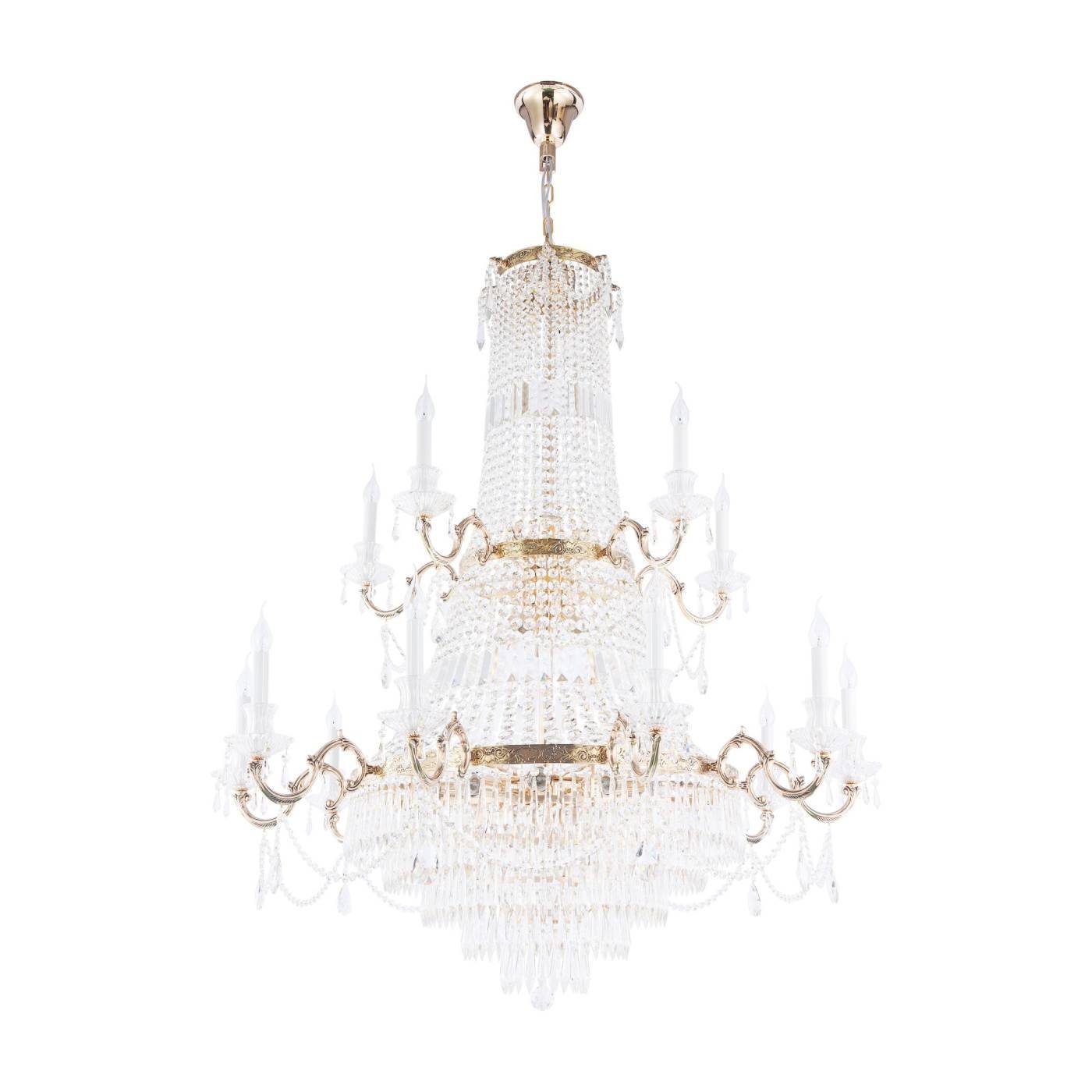 DIA890-PL-42-G Подвесная хрустальная люстра Palace Maytoni DIA890-PL-42-G