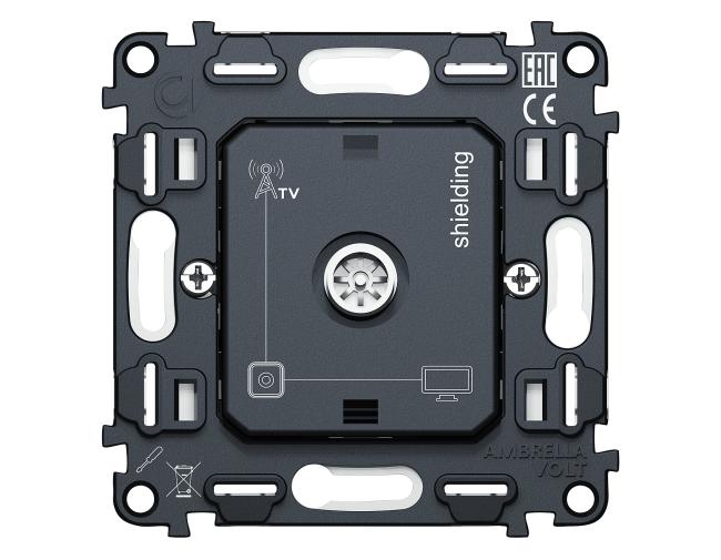 VM199 Механизм TV розетки оконечной экранированной Ambrella Volt QUANT VM199