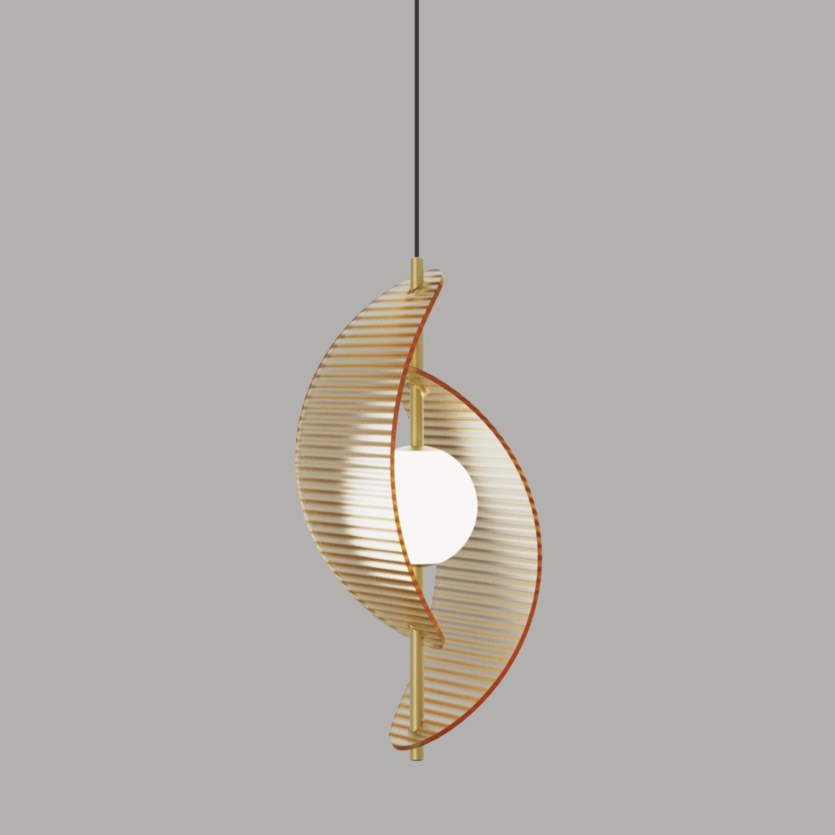 MD24030035-1A brass/amber Светильник подвесной Delight Collection MD24030035 MD24030035-1A brass/amber