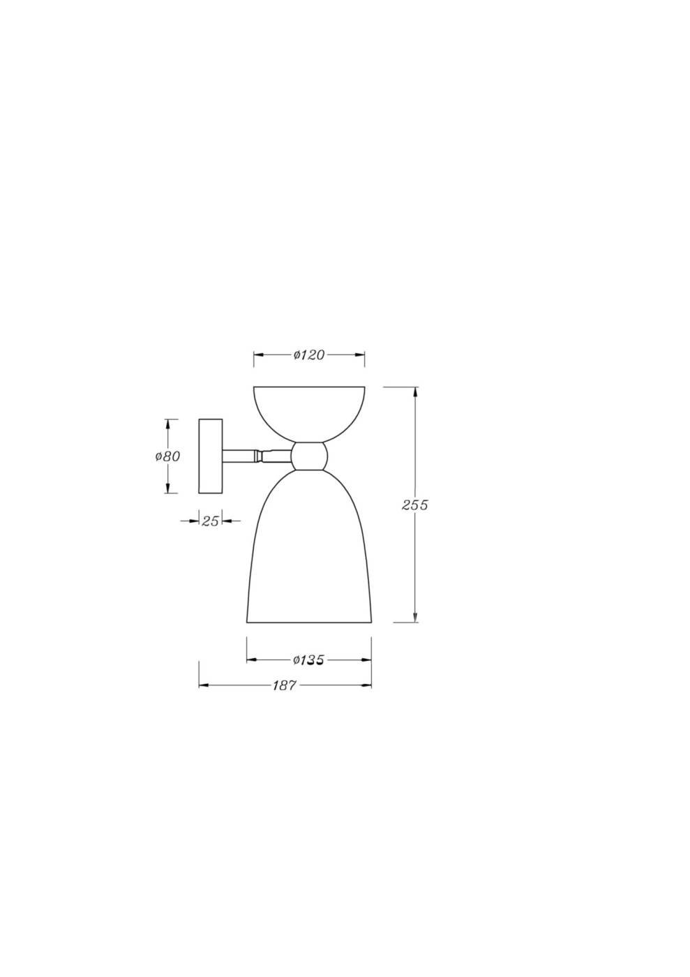 MOD113WL-01W Настенное бра Maytoni Cloches MOD113WL-01W