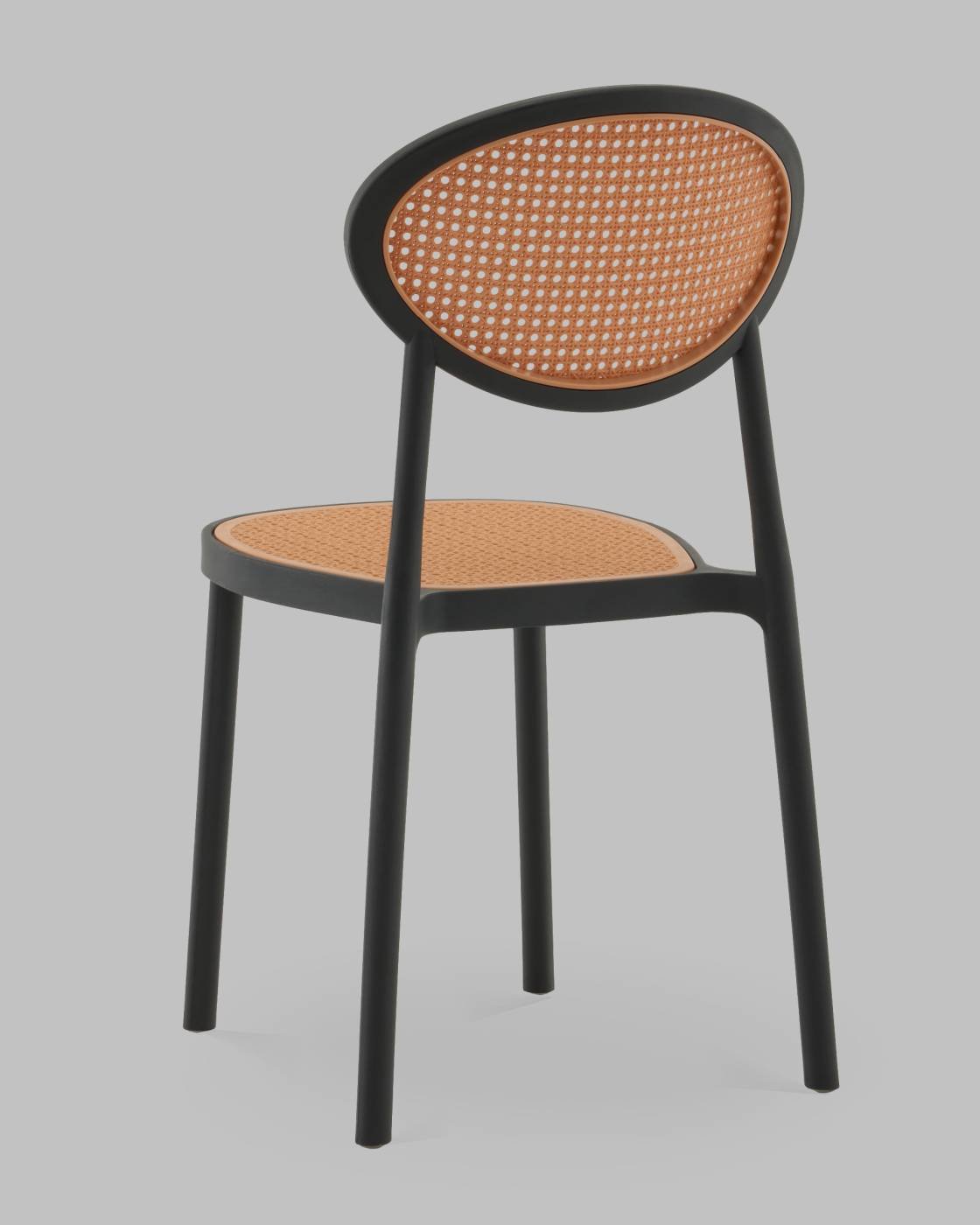 PP-245 black Стул пластиковый Stool Group Junie PP-245 black