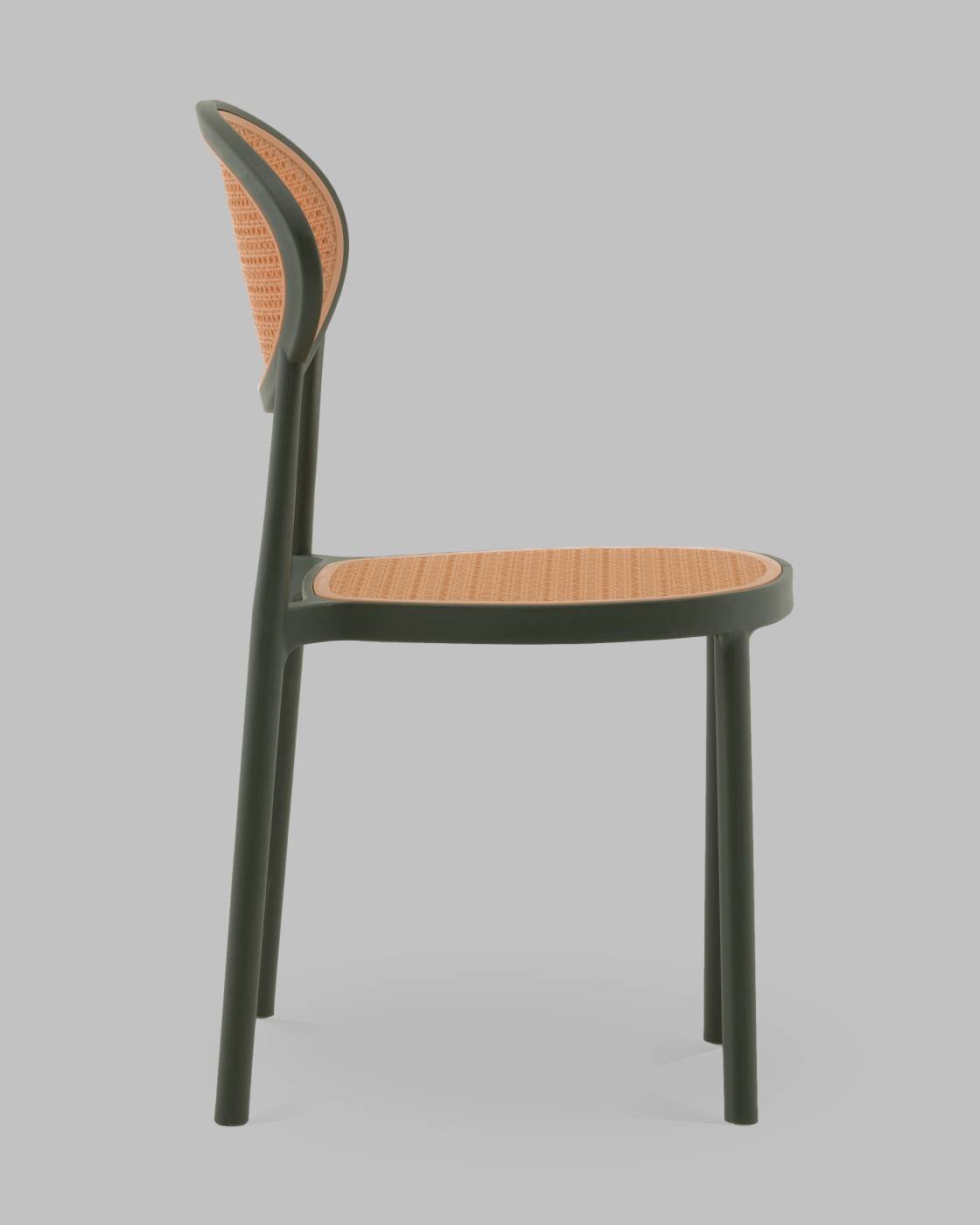 PP-245 green 36023 Стул пластиковый Stool Group Junie PP-245 green 36023