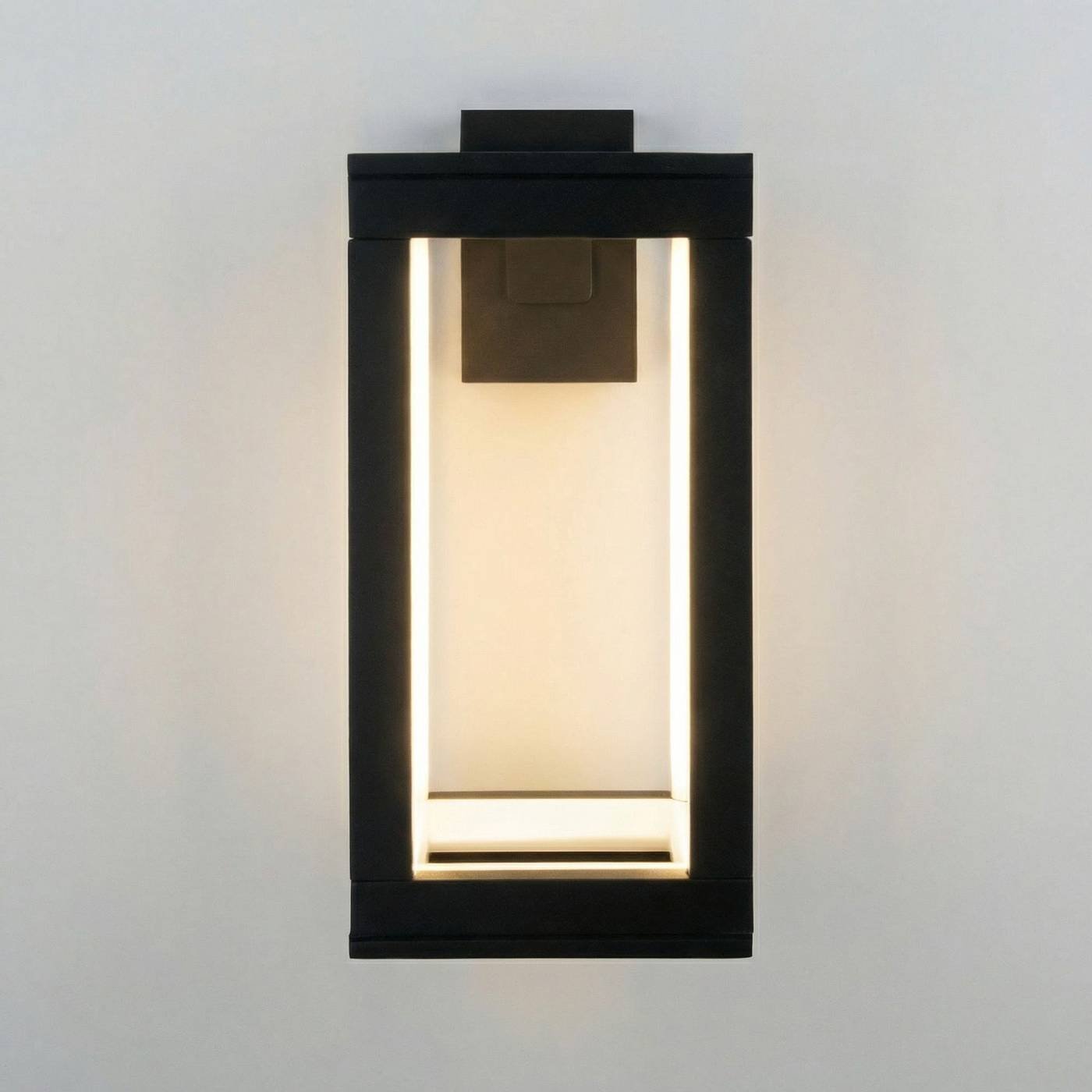 Уличный настенный светильник Elektrostandard Frame 1527 TECHNO LED Frame 3000K чёрный