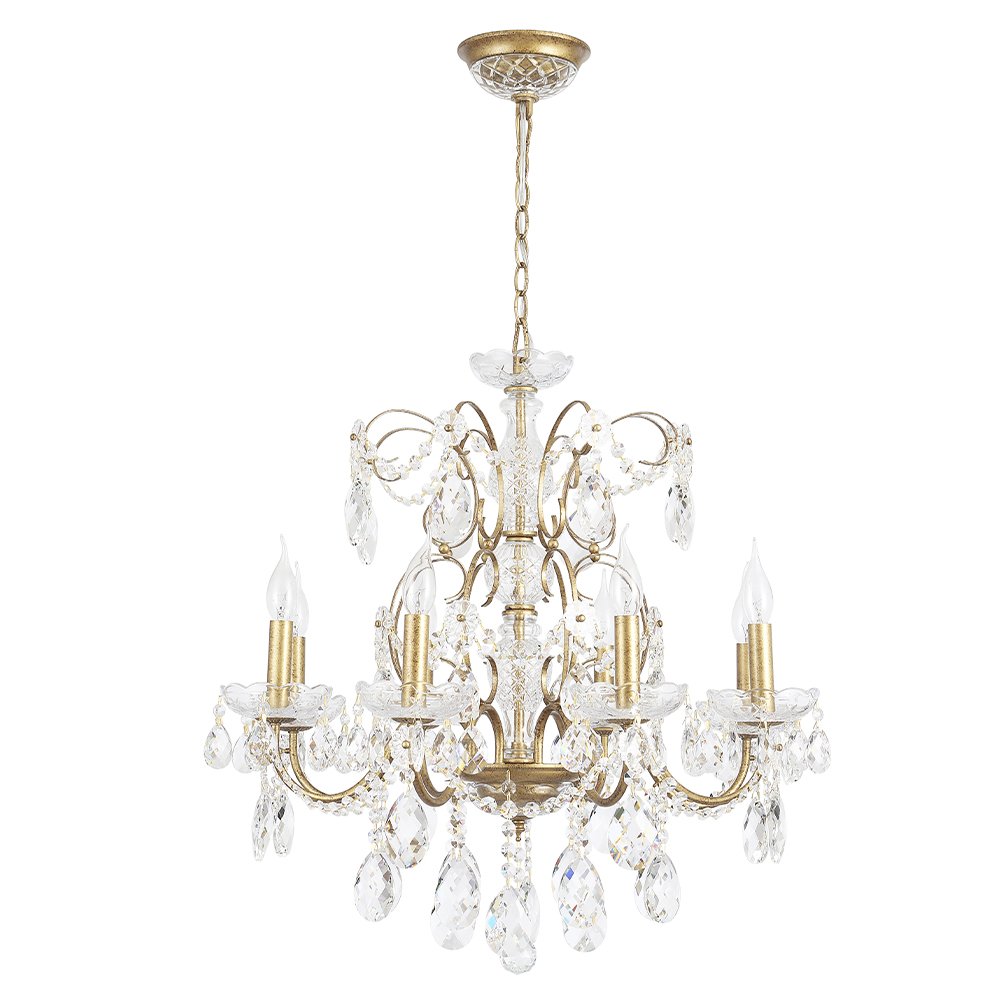 Подвесная люстра Crystal Lux Odelis ODELIS SP8 GOLD