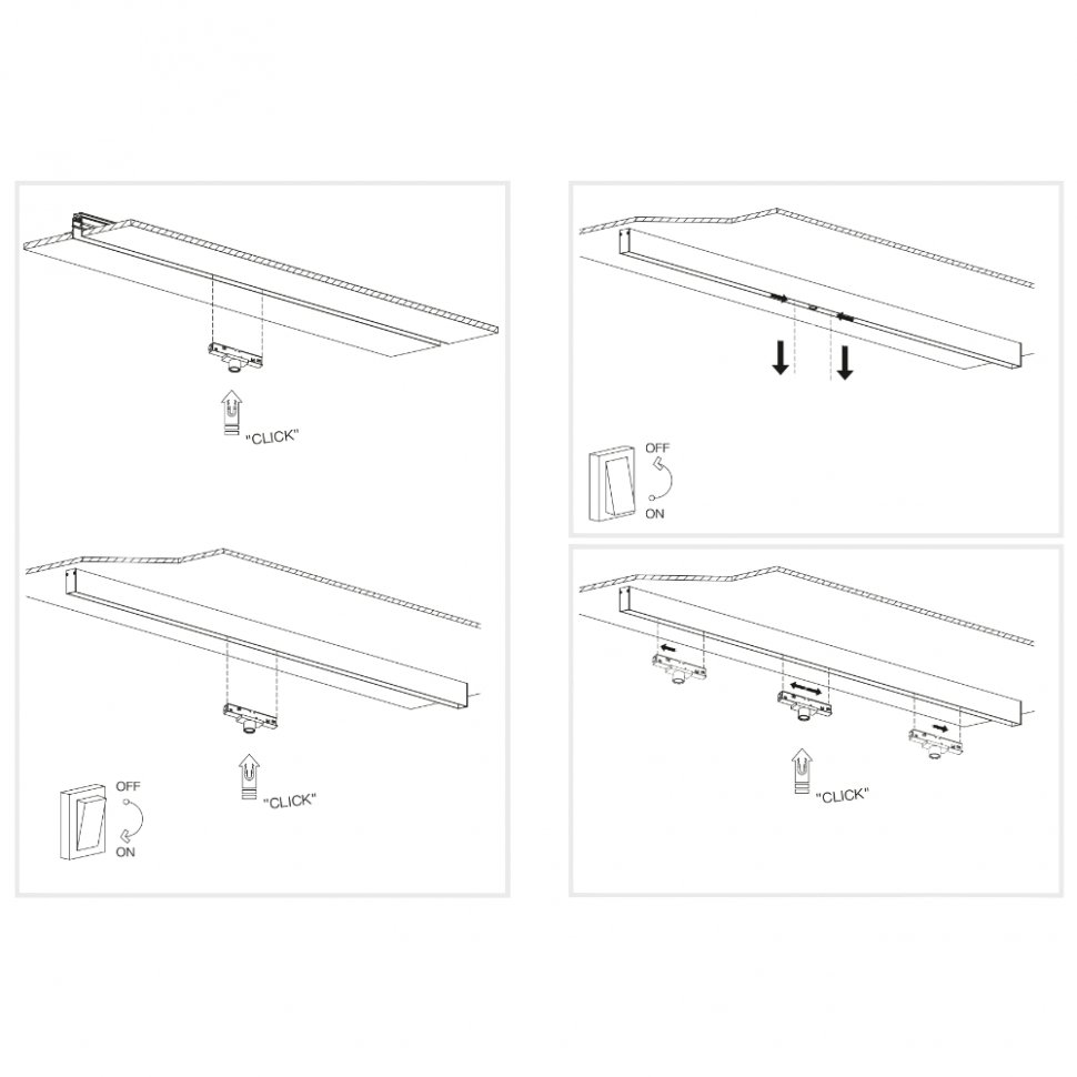 4822-017-D23-2W-24DG-4000K-WH Трековый светильник iLEDEX TECHNICAL VISION48/22 4822-017-D23-2W-24DG-4000K-WH