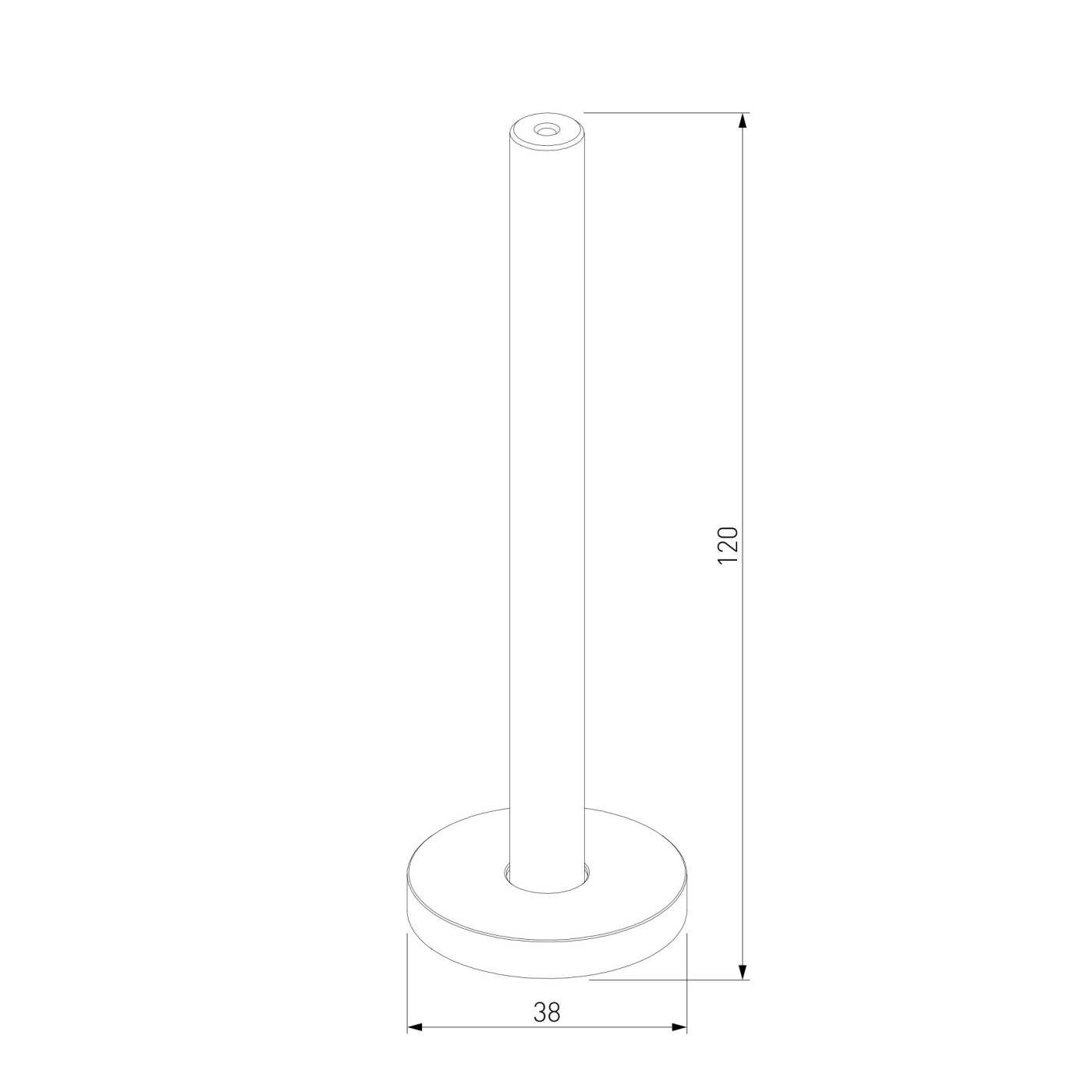 Настенно-потолочное крепление для шинопровода Elektrostandard Mini Magnetic Mini Magnetic Настенно-потолочное крепление для шинопровода Round 85200/00
