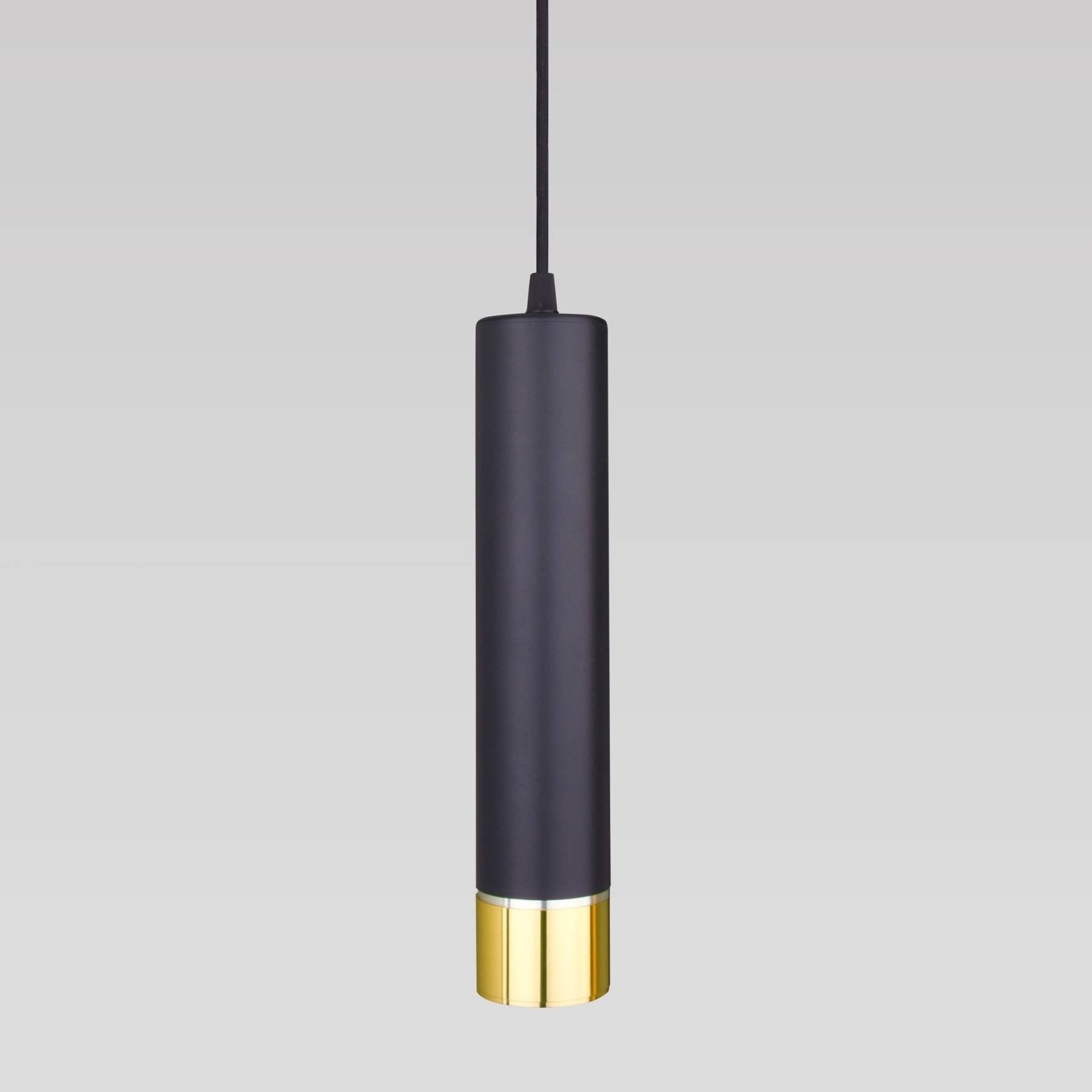 DLN107 GU10 черный/золото Подвесной светильник DLN106/DLN107 Eurosvet DLN107 GU10 черный/золото