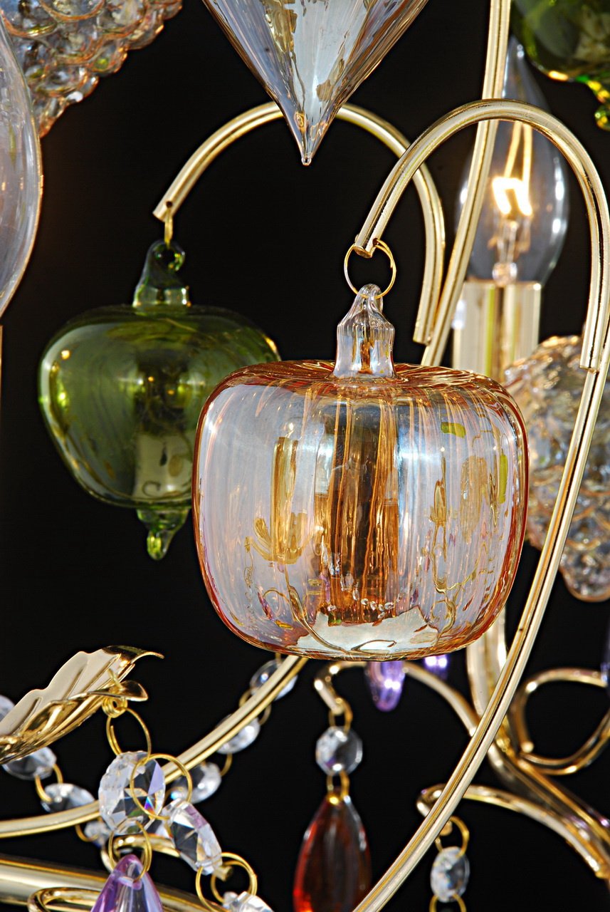 A2011LM-6GO Люстра разноцветная Ricchezza A2011LM-6GO Arte Lamp
