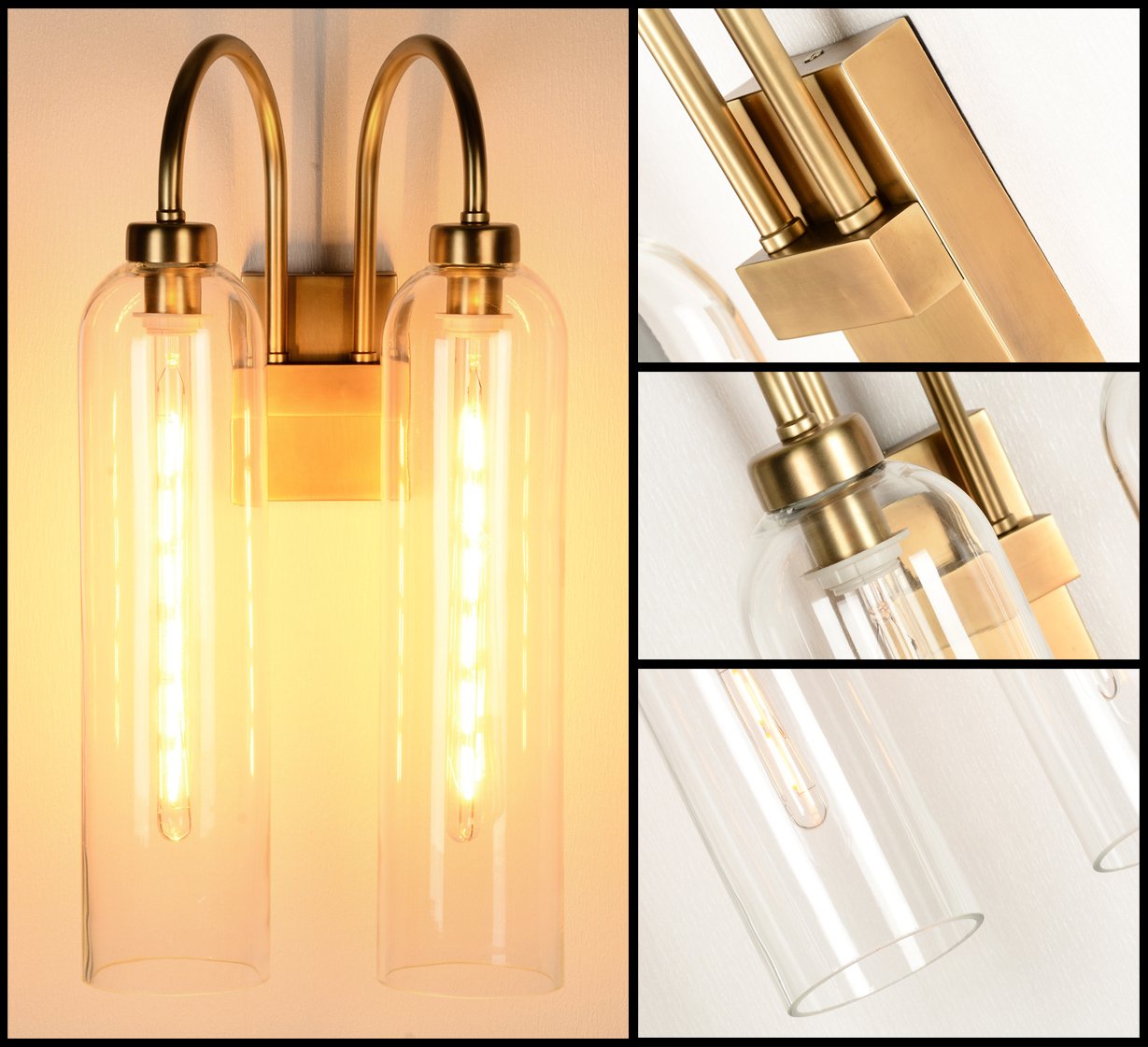 BRWL7023 antique brass Настенное бра Delight Collection Wall lamp BRWL7023 antique brass