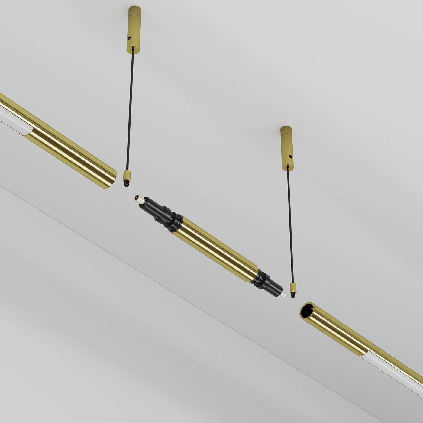 Основание и тросовый подвес для штанговой системы Axity Maytoni Accessories for system Axity CA009PM-BS