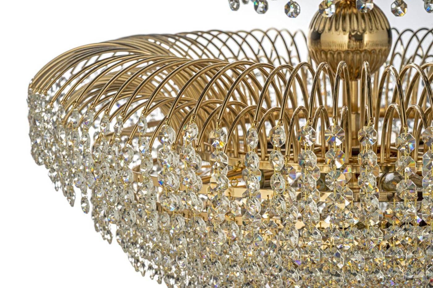 Salentino E 1.5.60.100 G Подвесная хрустальная люстра Salentino Arti Lampadari Salentino E 1.5.60.100 G