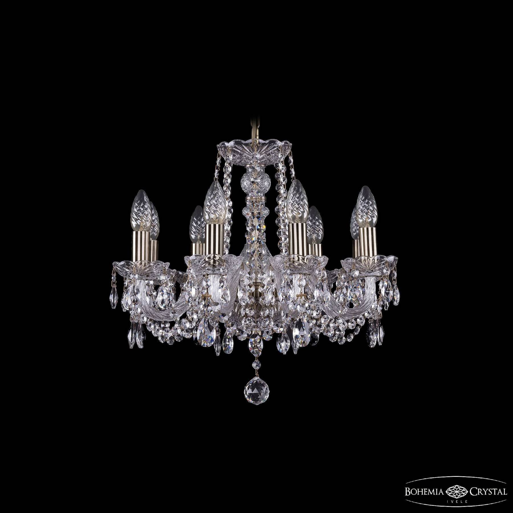 1402/8/160 Pa Подвесная хрустальная люстра 1402 Bohemia 1402/8/160 Pa