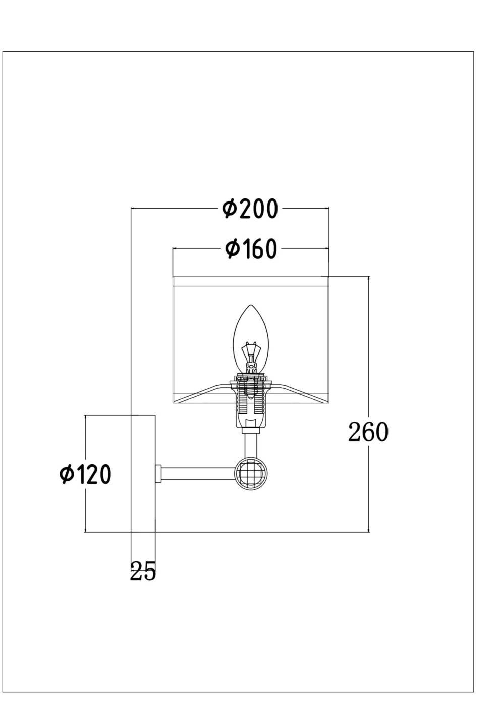 MOD088WL-01BS Настенное бра Maytoni Alloro MOD088WL-01BS