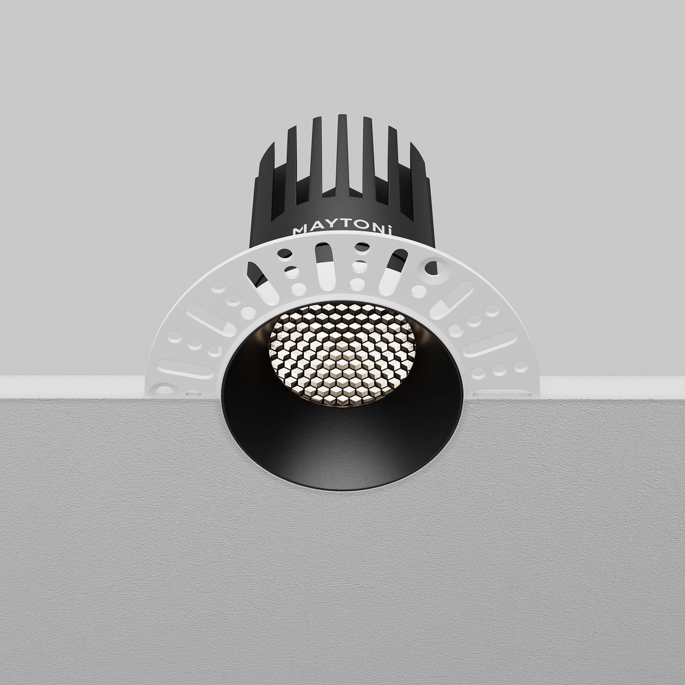 DL121-15W-4K-TRS-B Встраиваемый светильник Maytoni Dip DL121-15W-4K-TRS-B