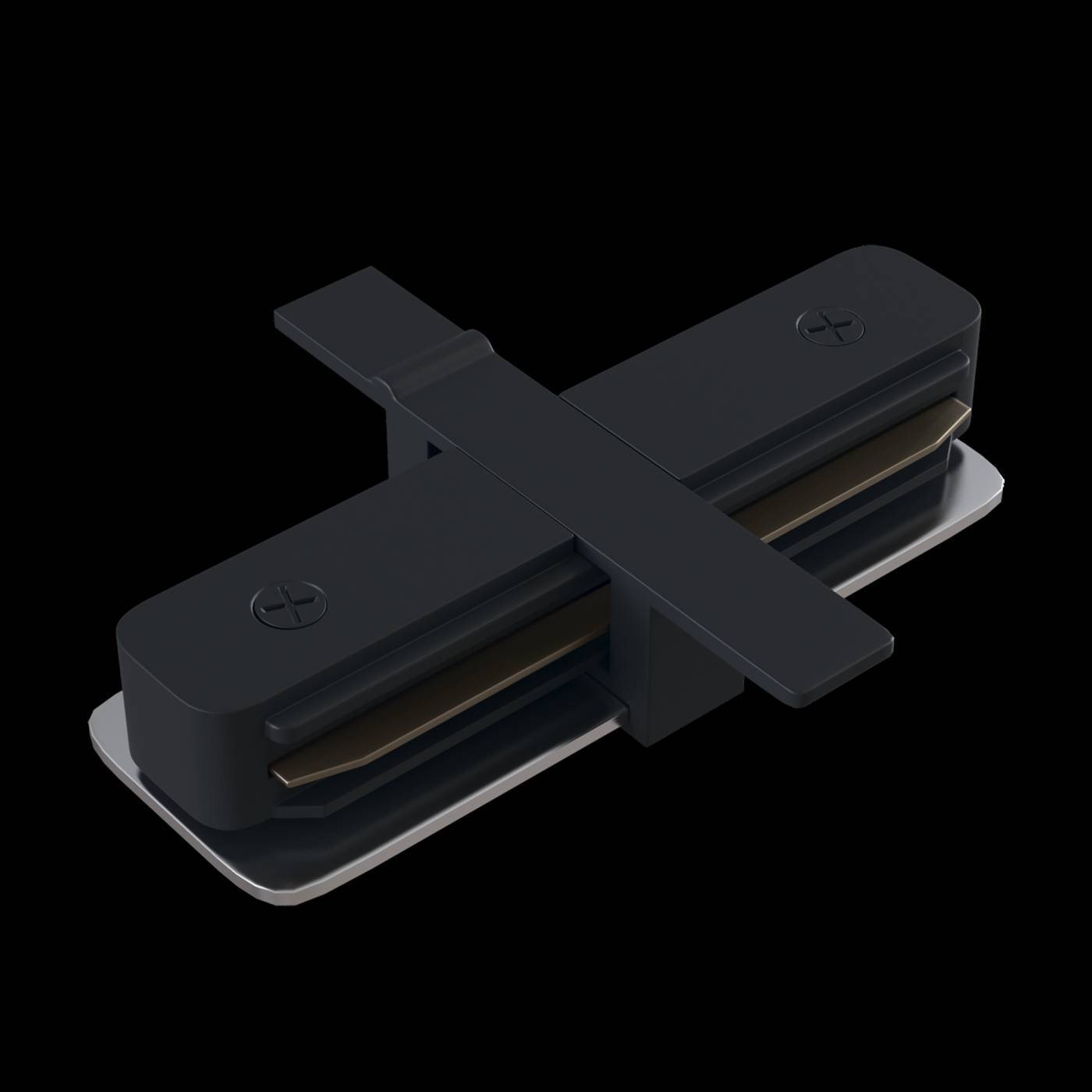 TRA002C-11B Прямой коннектор Maytoni Accessories for tracks TRA002C-11B