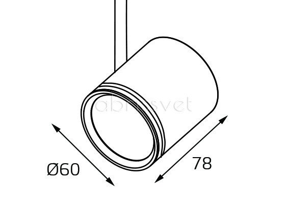 8130 white Трековый светильник Italline WSO 8130 white