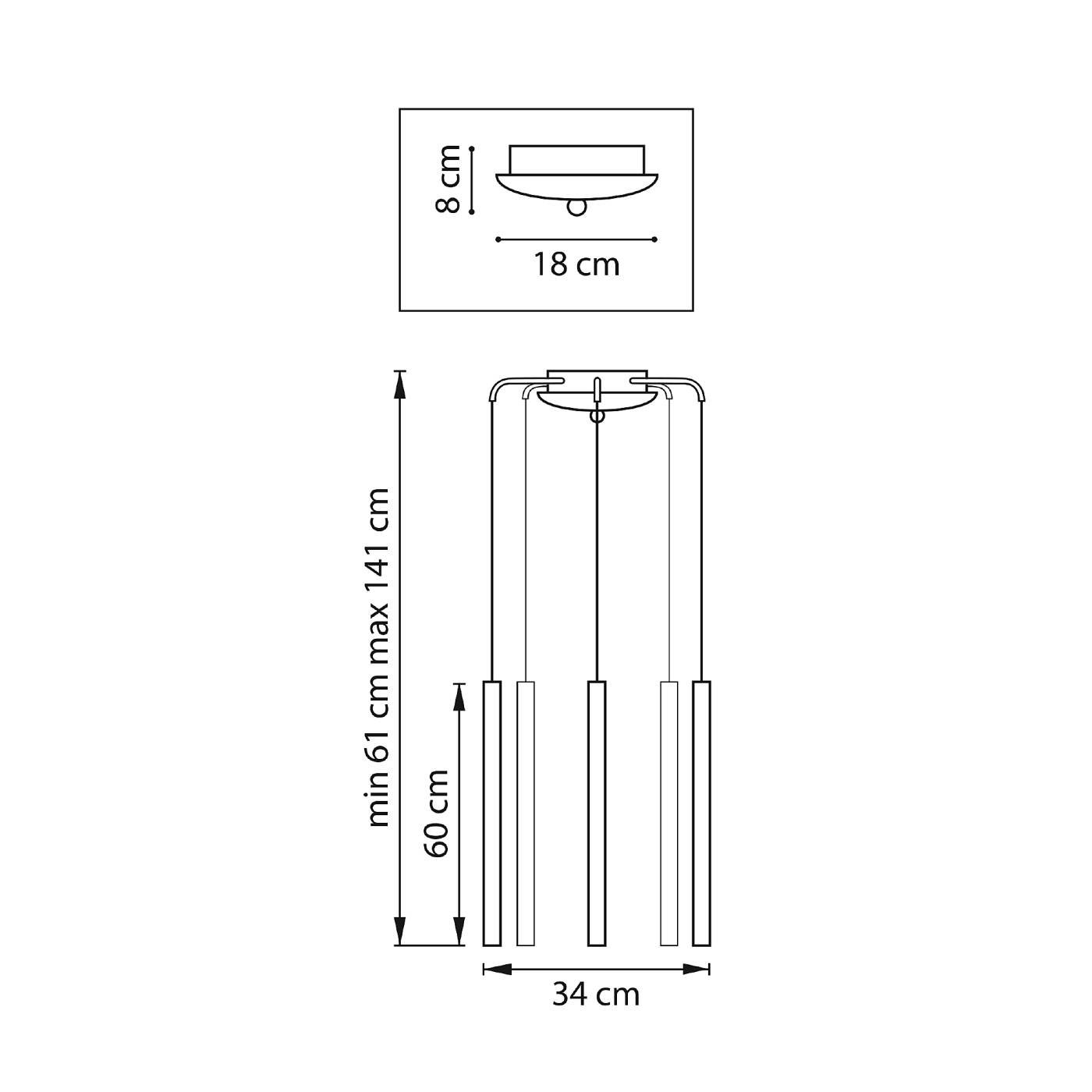 L5T747347 Светильник подвесной Lightstar Tubo L5T747347