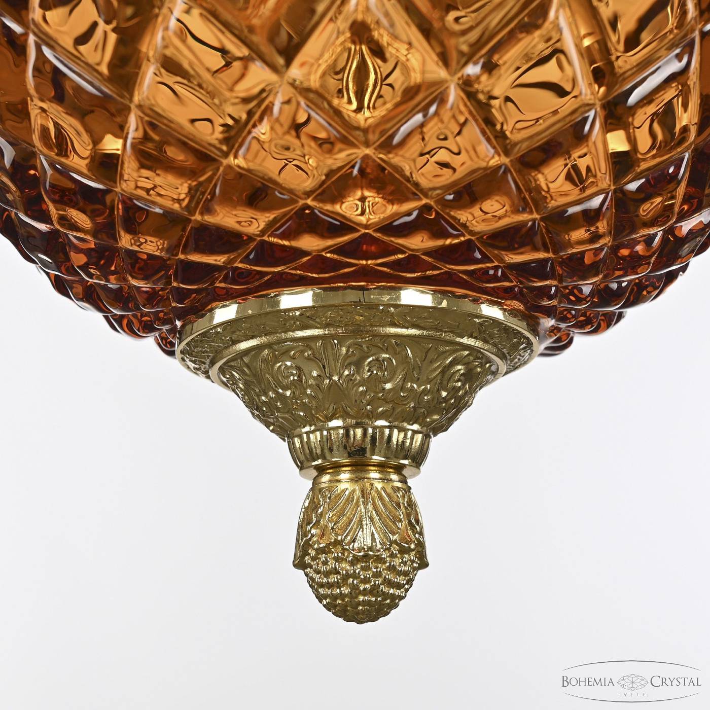 5680/18 G Amber/M-1F Светильник подвесной Bohemia 5680 5680/18 G Amber/M-1F