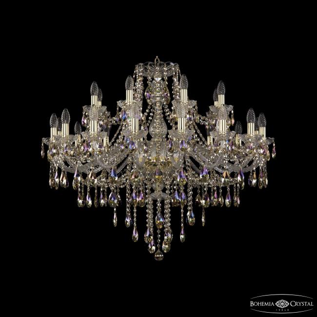 1415/16+8/360 G R801 Подвесная хрустальная люстра 1415 Bohemia 1415/16+8/360 G R801