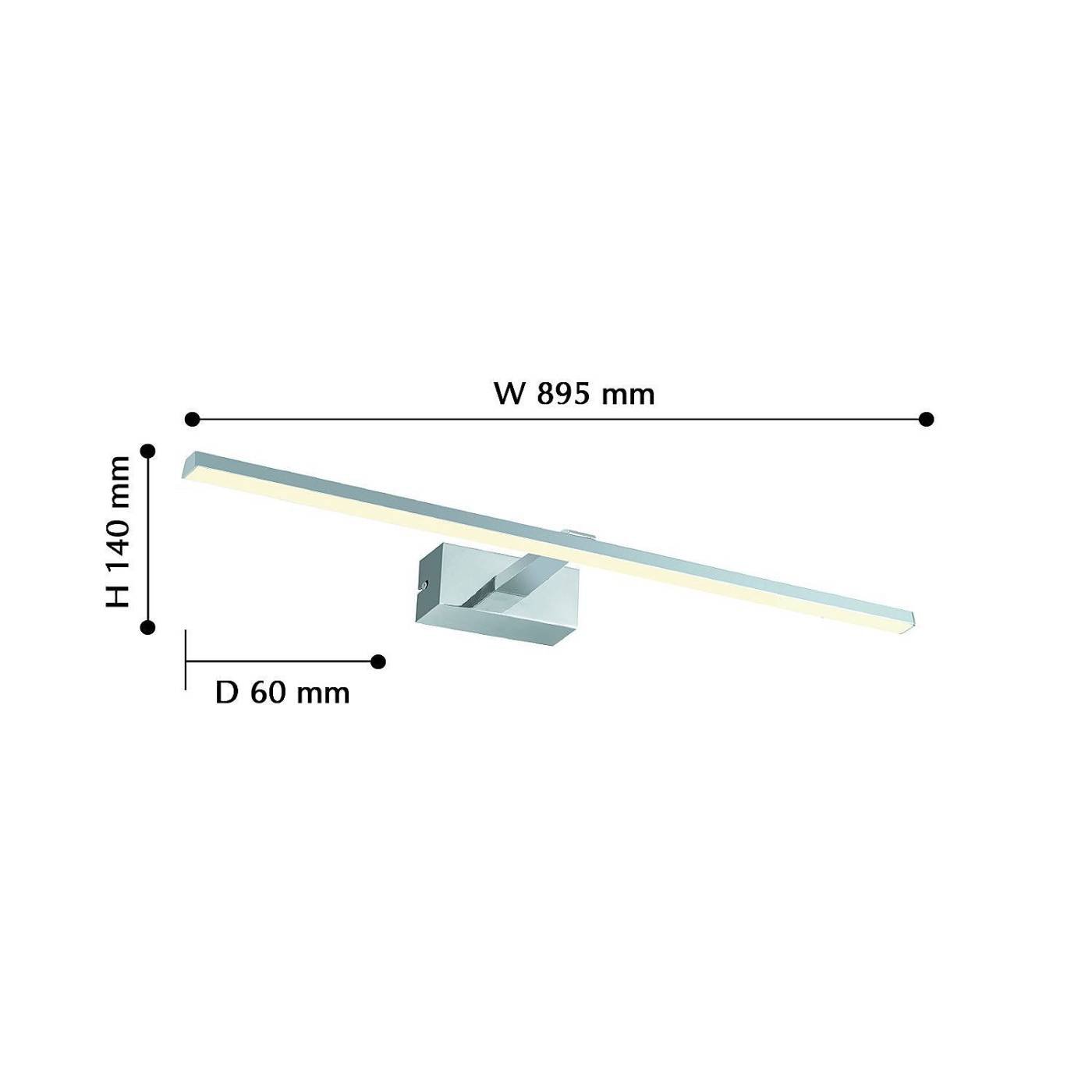 2433-3W Подсветка зеркал и полок Favourite Scriptor 2433-3W