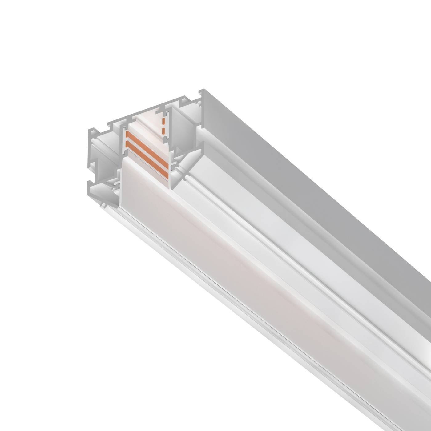 509426 Шинопровод встраиваемый для ПВХ потолка однофазный 48V, 2м Uno Pro Lightstar 509426