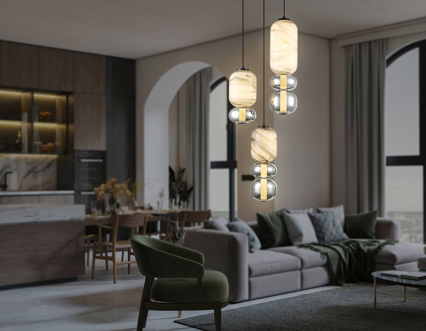 LH11036 Светильник подвесной Ambrella Modern LH11036