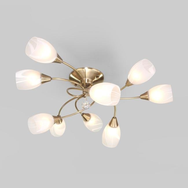 2275/9 античная бронза Потолочная люстра Eurosvet 2275 2275/9 античная бронза