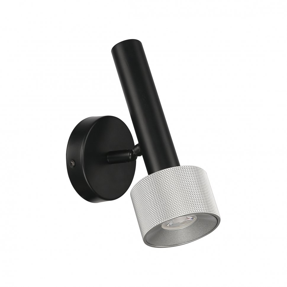 Настенный светильник ILedex Delta 2360-1 BK+SL