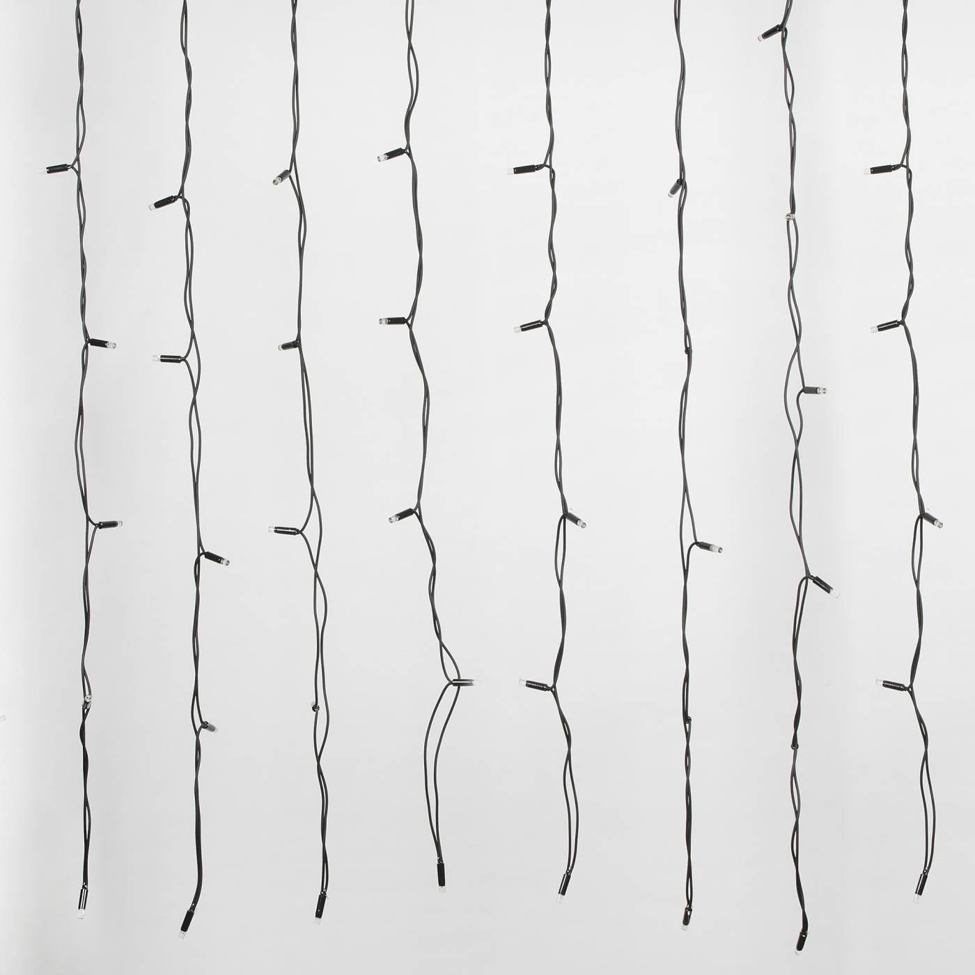 Занавес светодиодный с эффектом мерцания, 3х2м Uniel ULD-C3020-384/TBK WHITE IP67