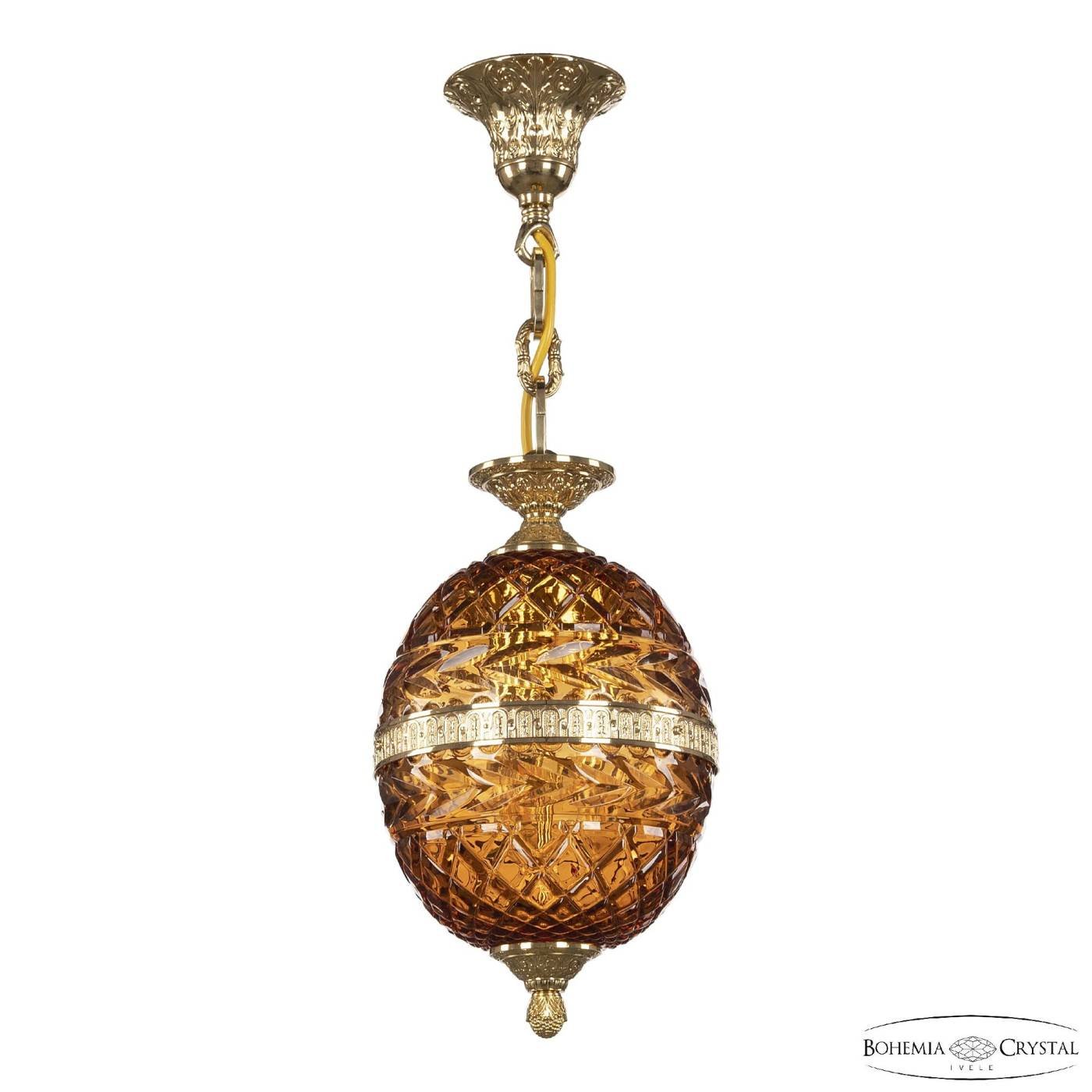 5680/18 G Amber/M-1F Светильник подвесной Bohemia 5680 5680/18 G Amber/M-1F