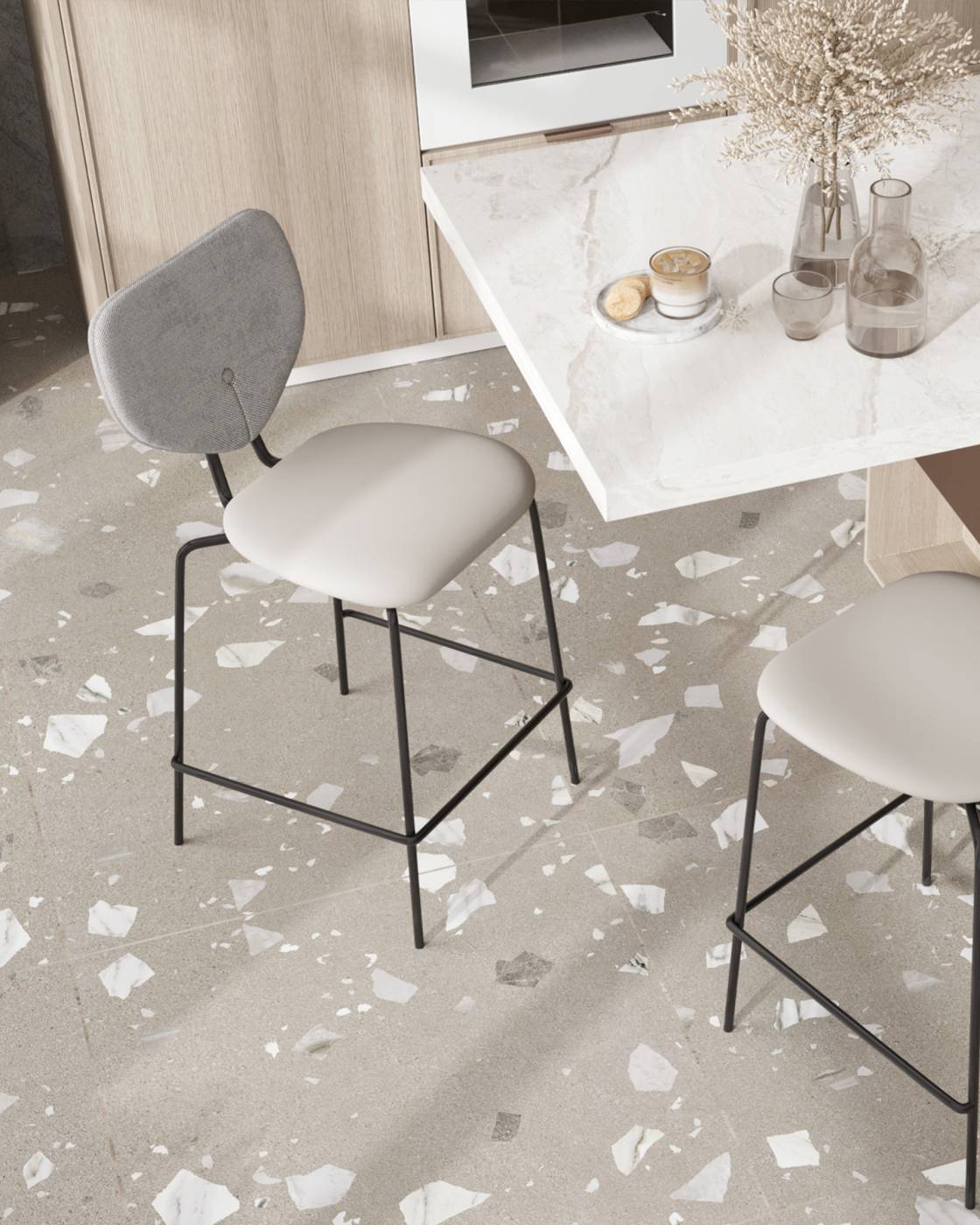 B2339-H65 M8528+Curio-70 Полубарный стул Stool Group Masey B2339-H65 M8528+Curio-70