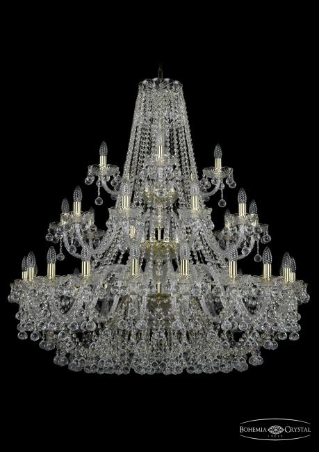 Подвесная хрустальная люстра 1409 Bohemia 1409/20+10+5/400/3d G