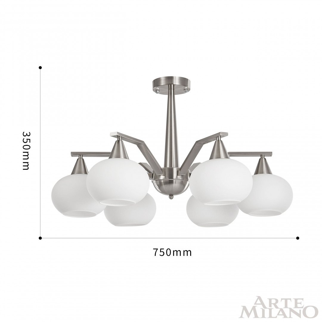 279807/6 GR Потолочная люстра Arte Milano Neapolis79807 279807/6 GR